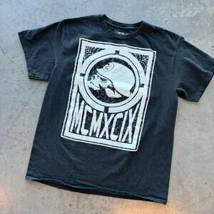 Vintage Y2 K Metal Mulisha Skull Mcmxcix Grunge Black Graphic T Shirt Men's L